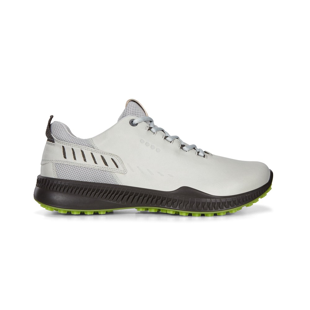 ECCO Mens Golf Shoes White - S-Hybrid - VAL-748023